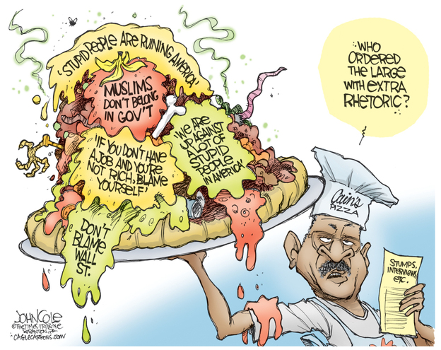 Herman Cain's Rhetoric Pie