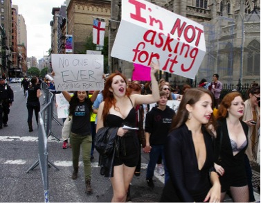 SlutWalk marchers in New York City