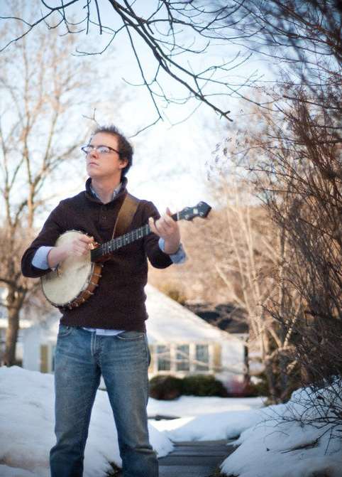 Shane Leonard with banjo