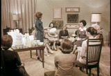 old picture of 1950s women at Tupperware party