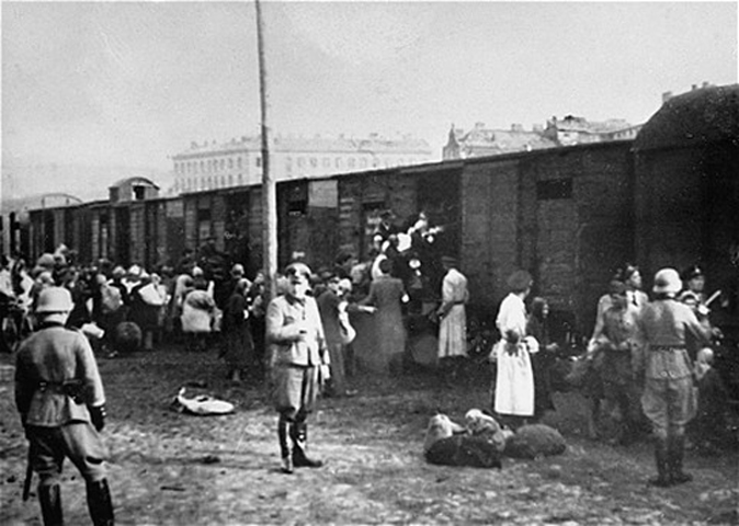 image of concentration camp in the Holocaust