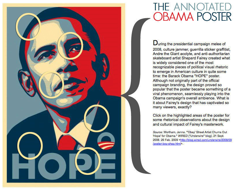 The annotated obama poster